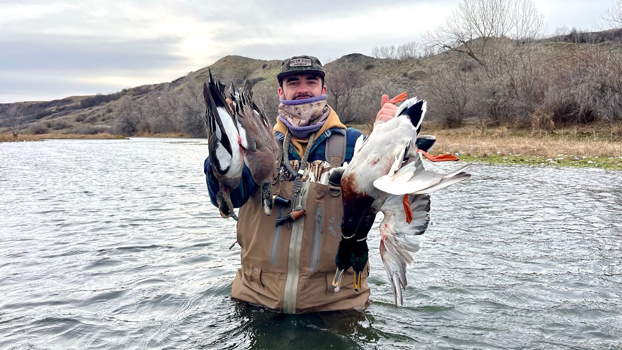 Duck Hunting a TINY River in the Mountains