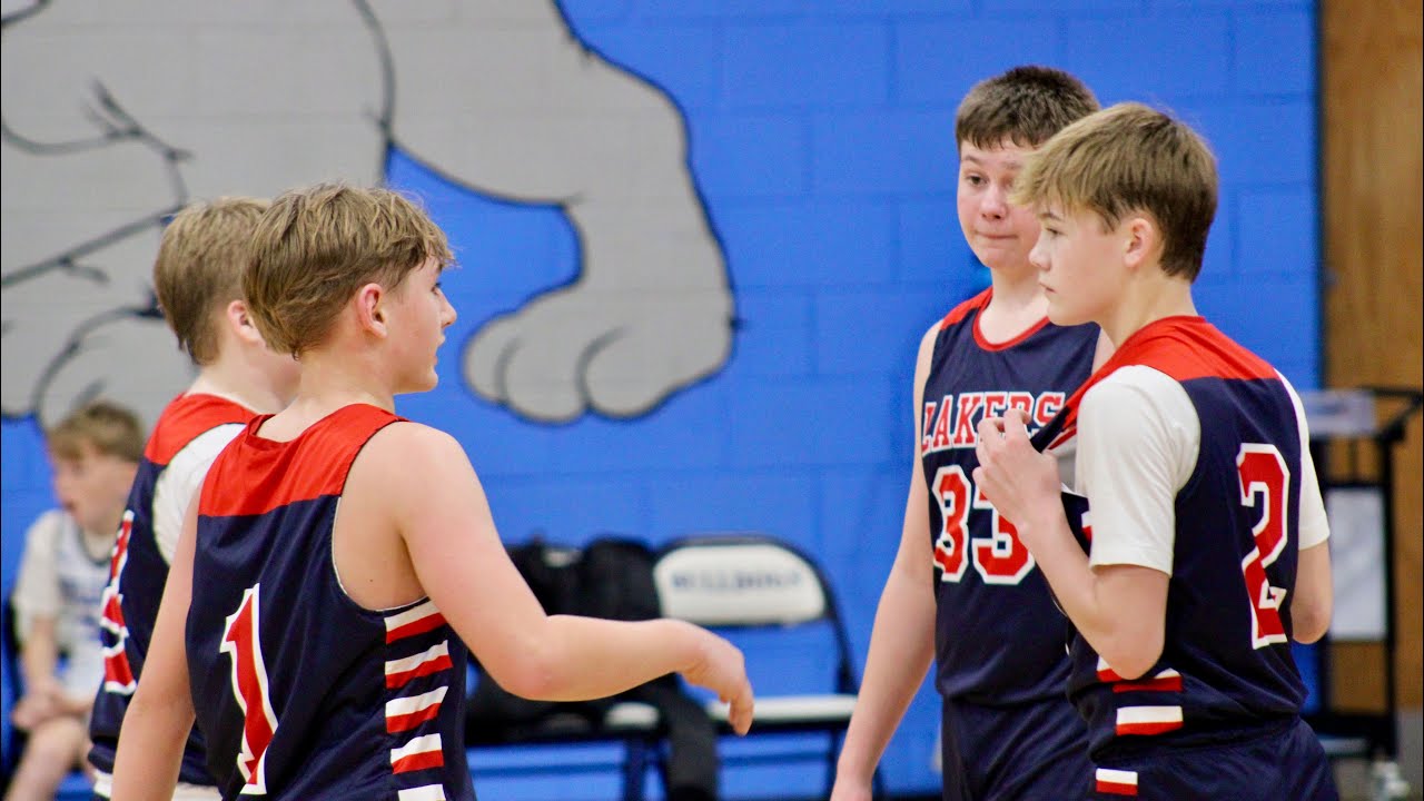 RCMS 7th Grade Lakers vs Clinton County Middle School Basketball Highlights