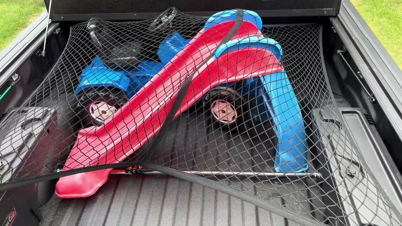 Cargo Net for Pickup Truck Bed, Truck Bed Net, Stretchable Mesh Organizer for Pickup Trunk Bed, SUV
