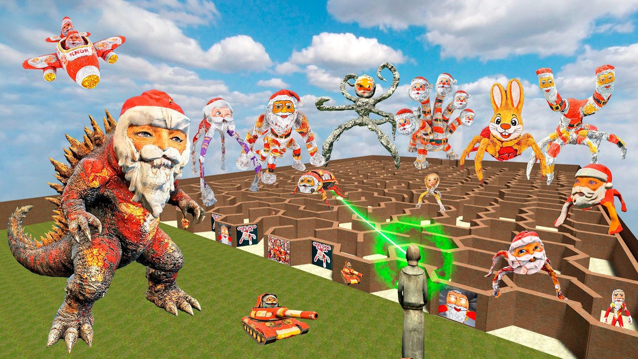 GOO GOO GAGA memes evolution in Garry's mod Big maze