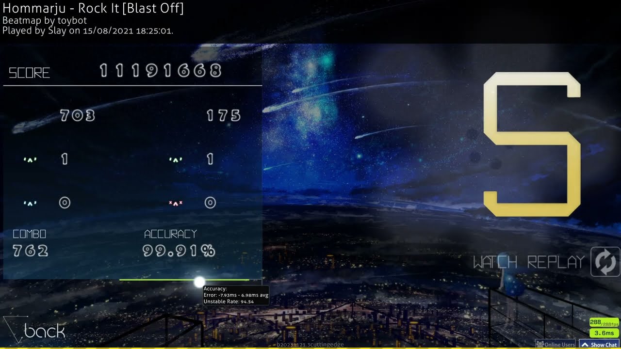 [osu!] Hommarju - Rock It [Blast Off] 99.91%