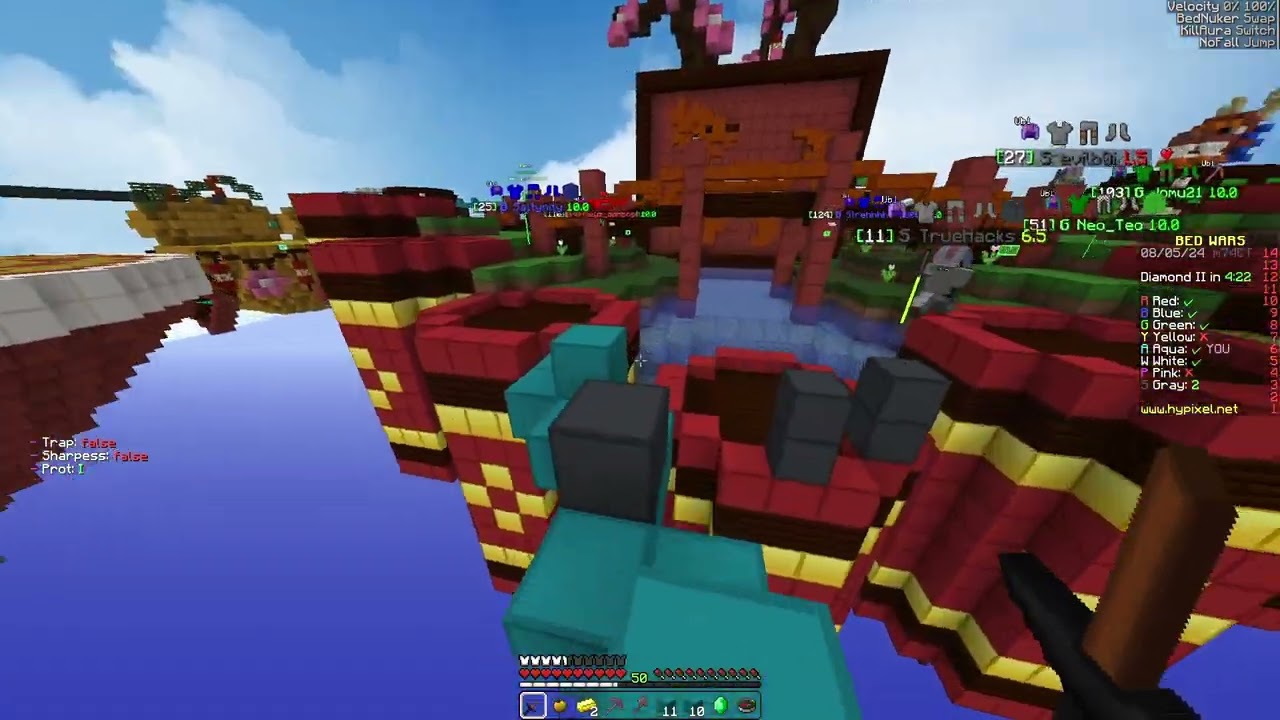 *INTENSE* 300 FKDR SNIPE WITH MYAU | Best Hypixel Client?
