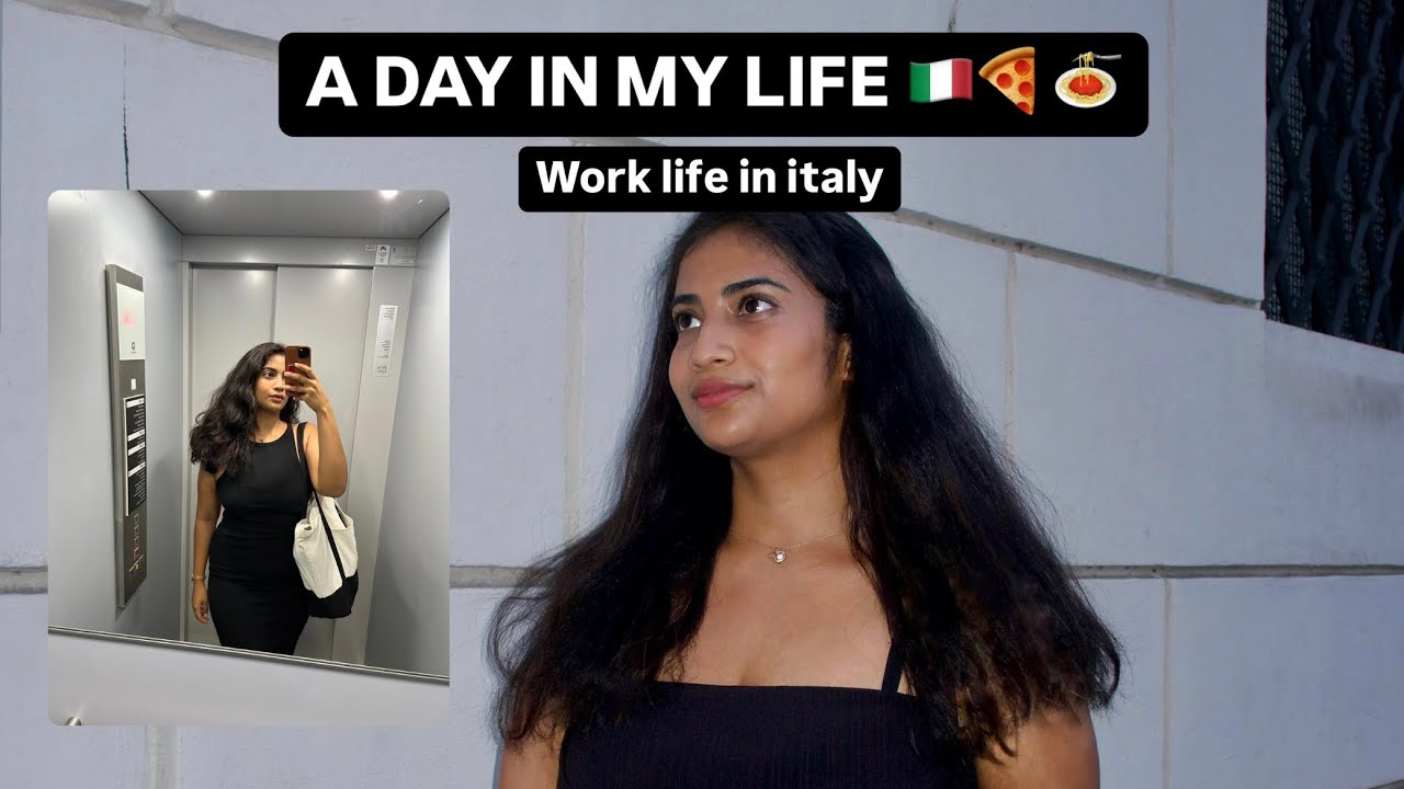 ഒരു ജോലി  ദിവസം ഇറ്റലിയിൽ! work in italy! A day in my life #routine