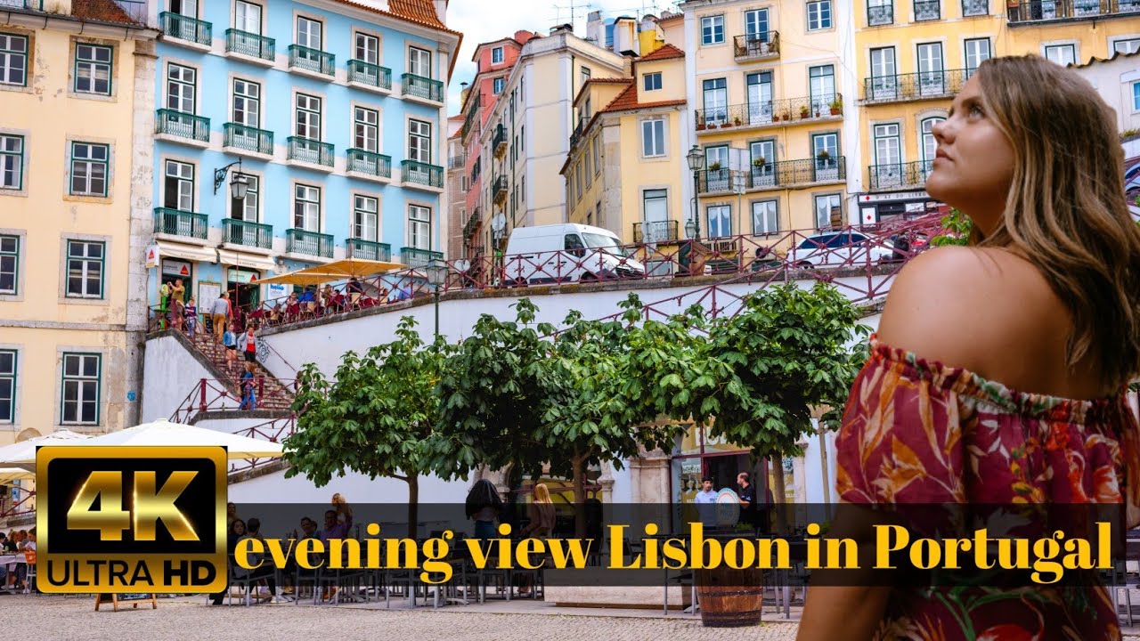 evening view in Lisbon | Wonderful City  🇵🇹🇪🇺 | Europe Explore