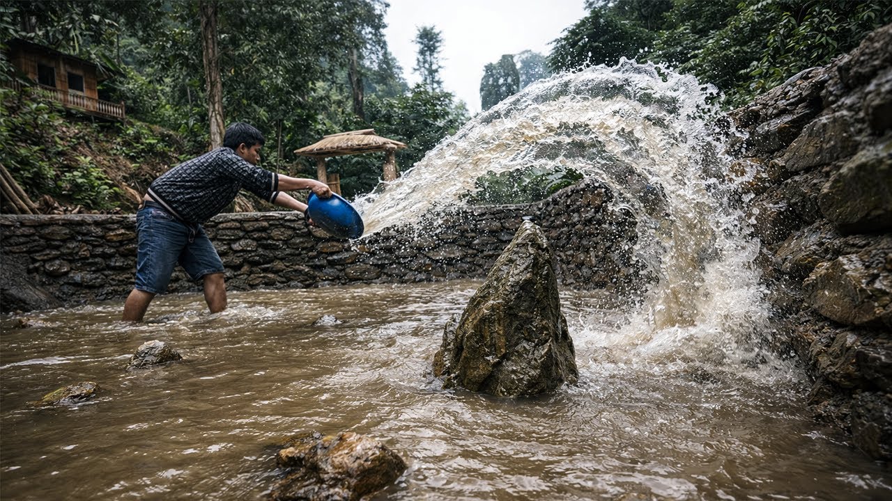 The Final Chapter of Rebuilding Our Mountain Fish Pond | by @chuctonbinh