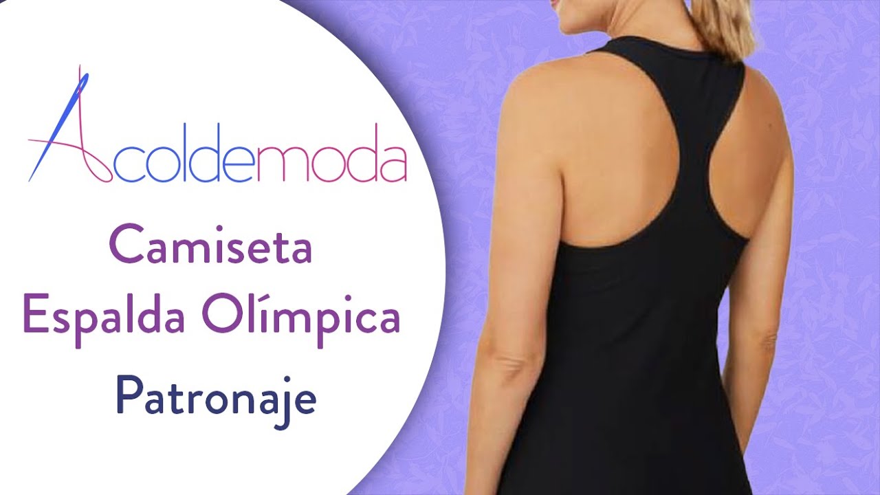 Patronaje de CAMISETA ESPALDA OLÍMPICA - DIY - Paso a Paso