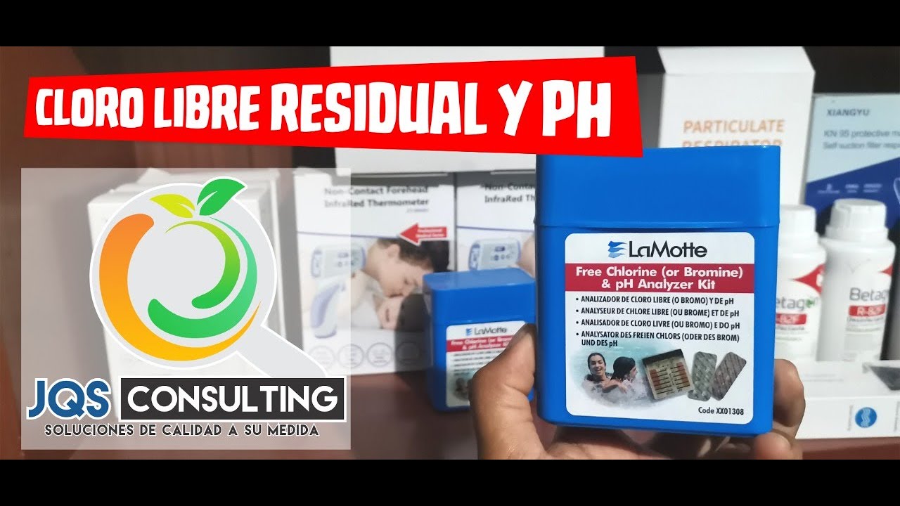 CLORO LIBRE RESIDUAL + PH | Kit Colorimetrico LaMotte