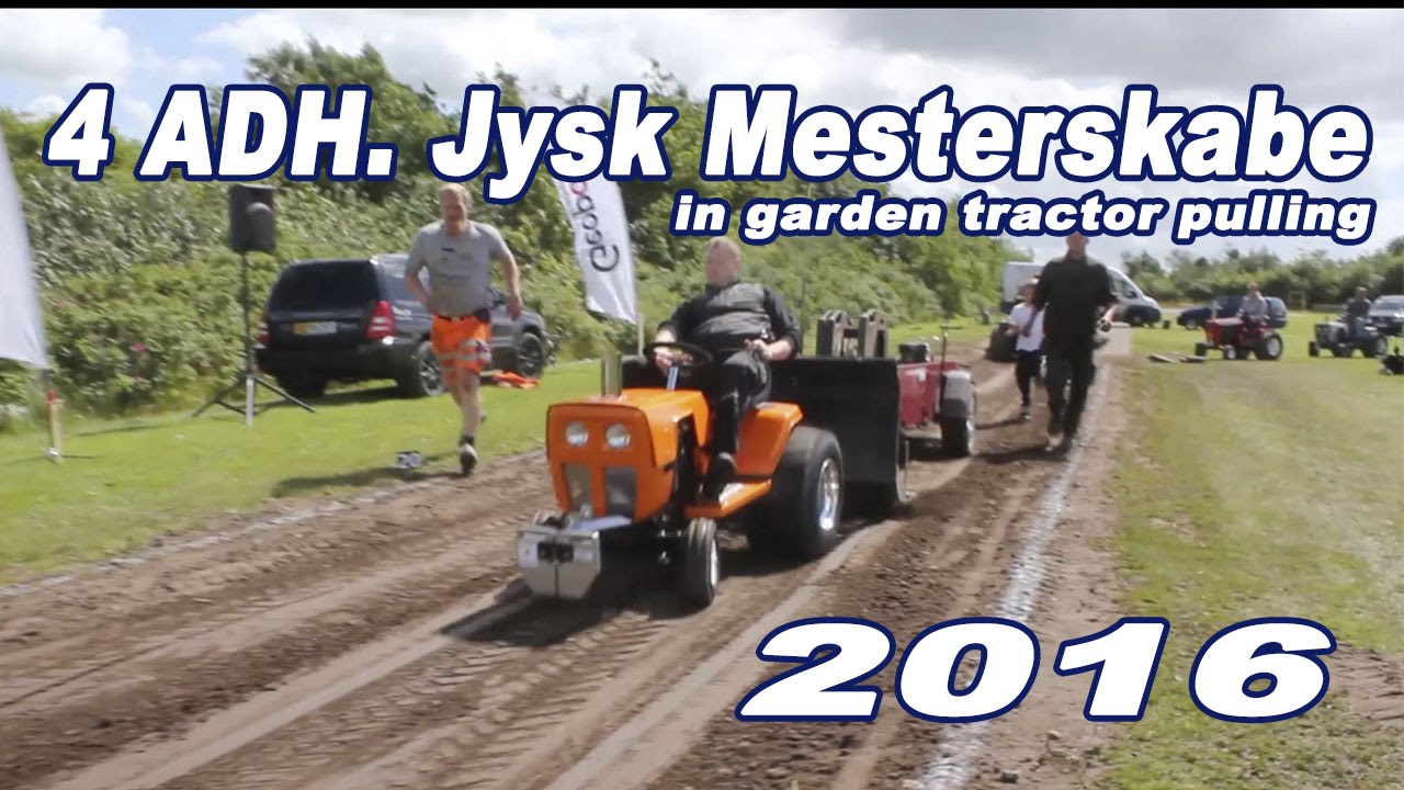 4 AFD. Jysk Mesterskab in Garden Tractor Pulling // Havetraktortræk