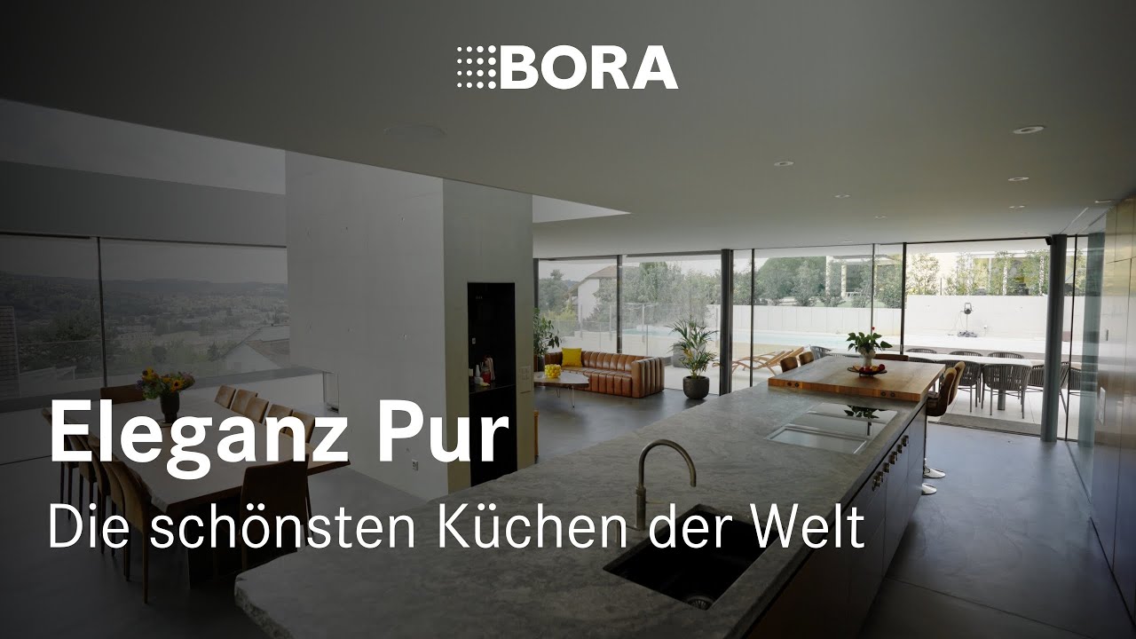 Lichtdurchflutete Villa in der Schweiz | BORA Glory Kitchens