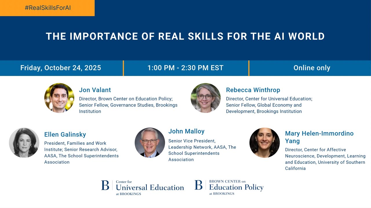 The importance of real skills for the AI world