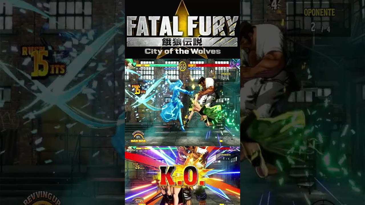 B. Jenet Fatal Rave Combo (Fatal Fury: City of the Wolves) #fatalfurycityofthewolves #snk #ps5