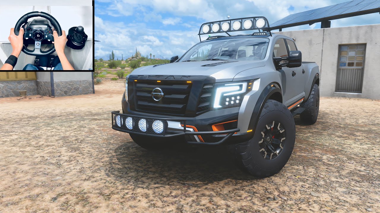 NISSAN TITAN WARRIOR - FORZA HORIZON 5 | LOGITECH G920 REALISTIC OFFROAD