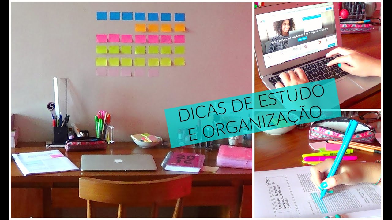 10 DICAS DE ESTUDO E ORGANIZAÇÃO + DIY ♥