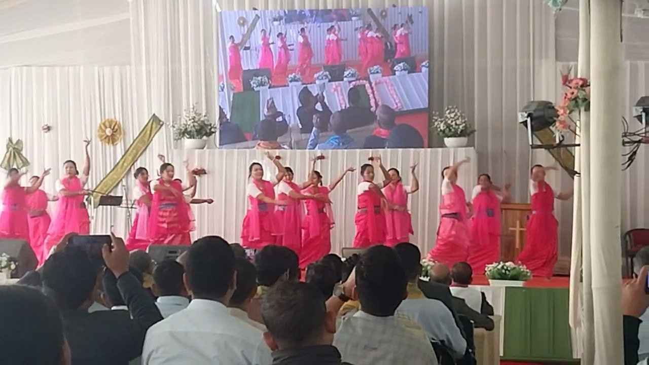 दालागामि Baptist Church 100 Years Centenary Jubilee Bodo Group Dance @Boroni Family Vlog 