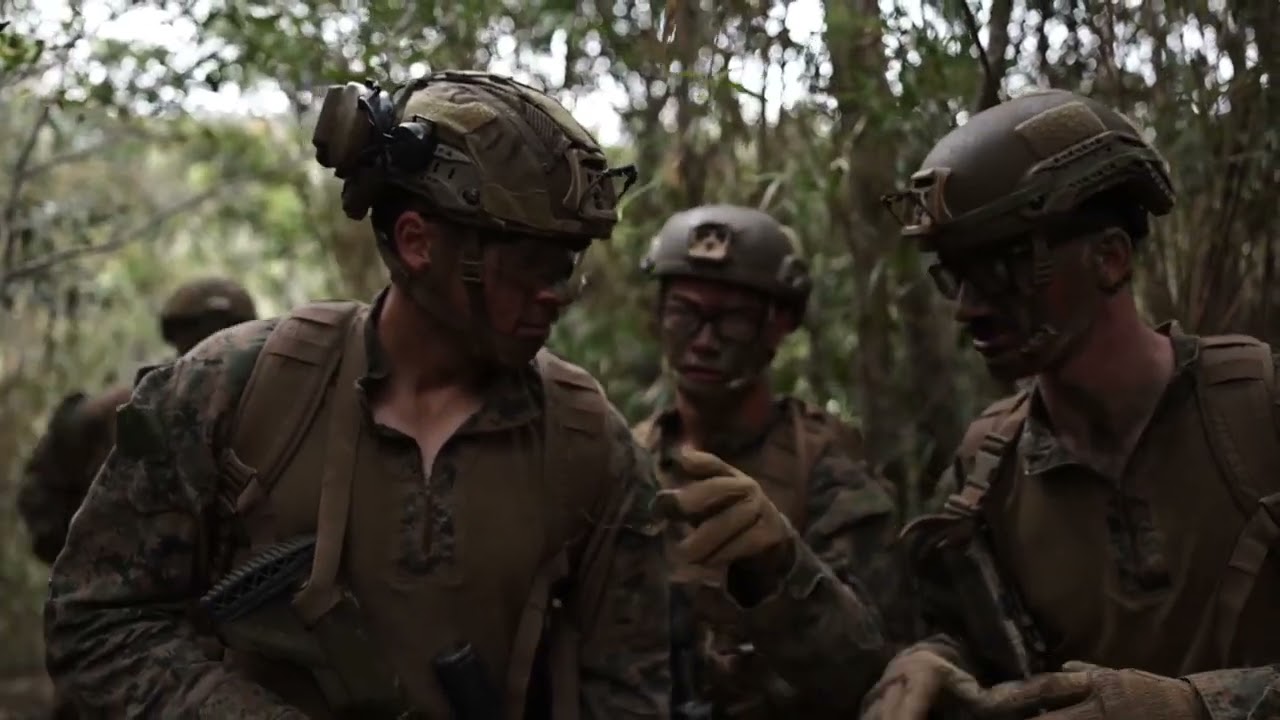 Jungle Warfare Training with U.S. Marines at JWTC in Okinawa, Japan