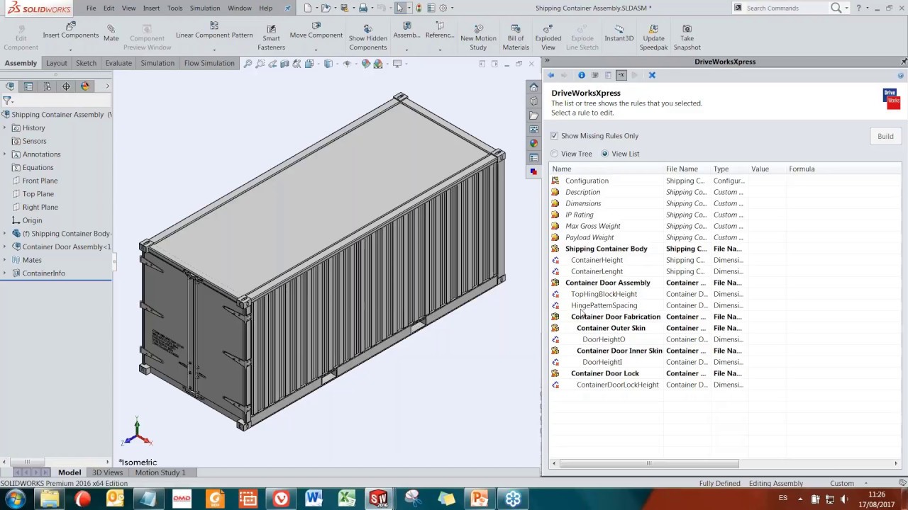 AUTOMATIZA EL PROCESO DE DISEÑO CON DRIVEWORKS XPRESS