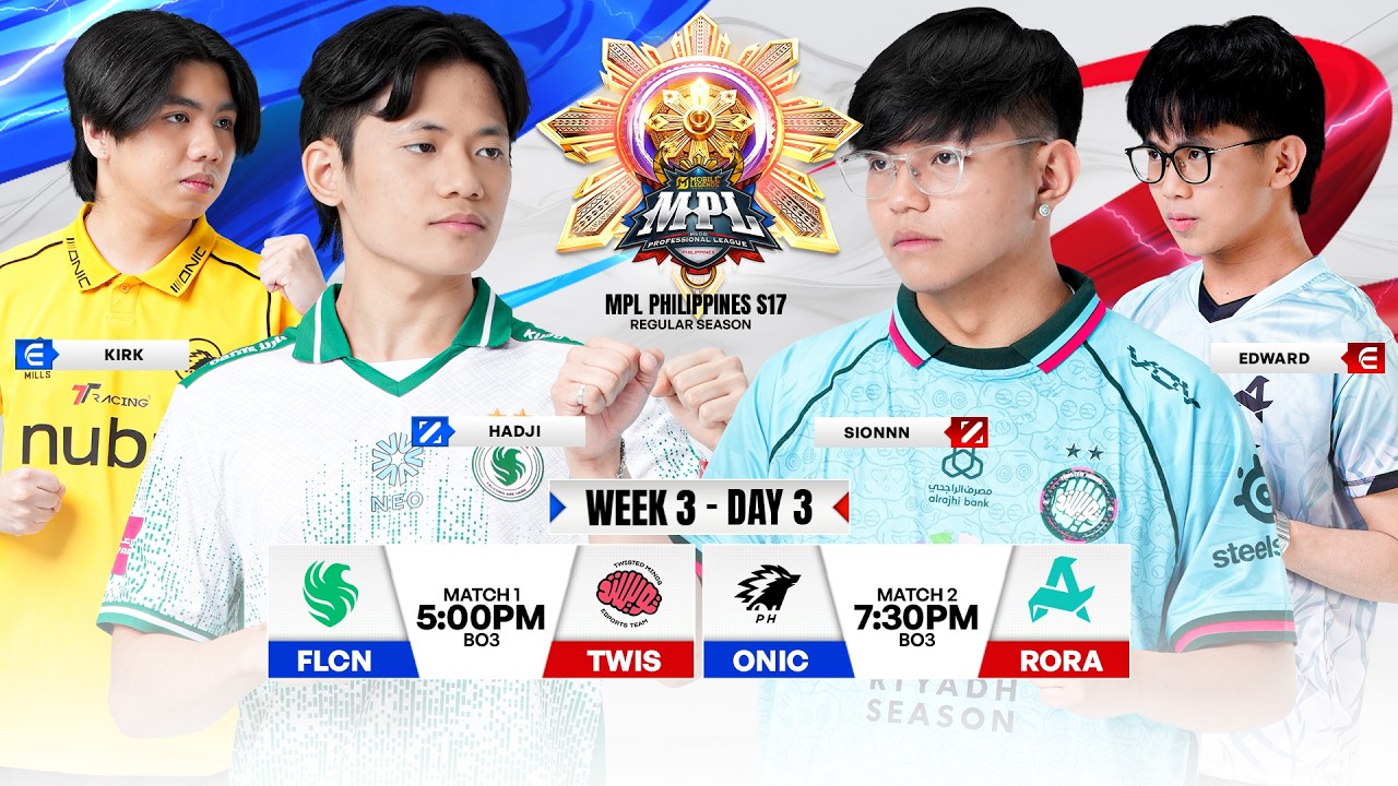 🔴 LIVE | MPL PH S17 | ENGLISH - Week 3 Day 3