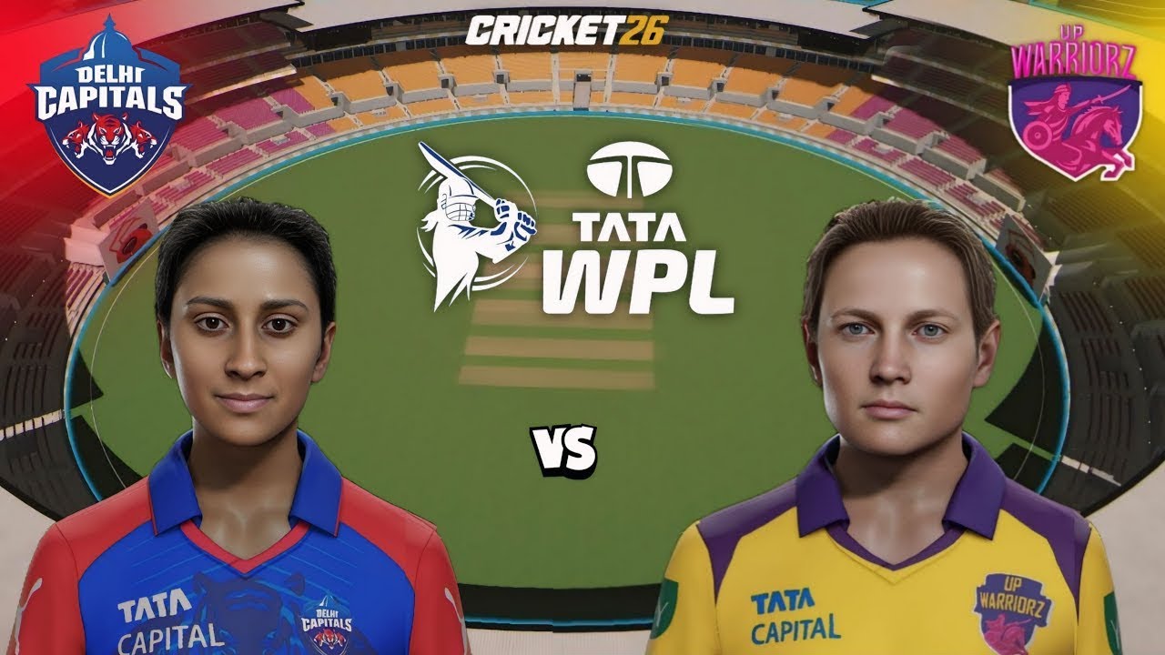 🔴 Delhi Capitals W vs UP Warriorz W WPL 2026 | Cricket 26 Live - SR Gamer