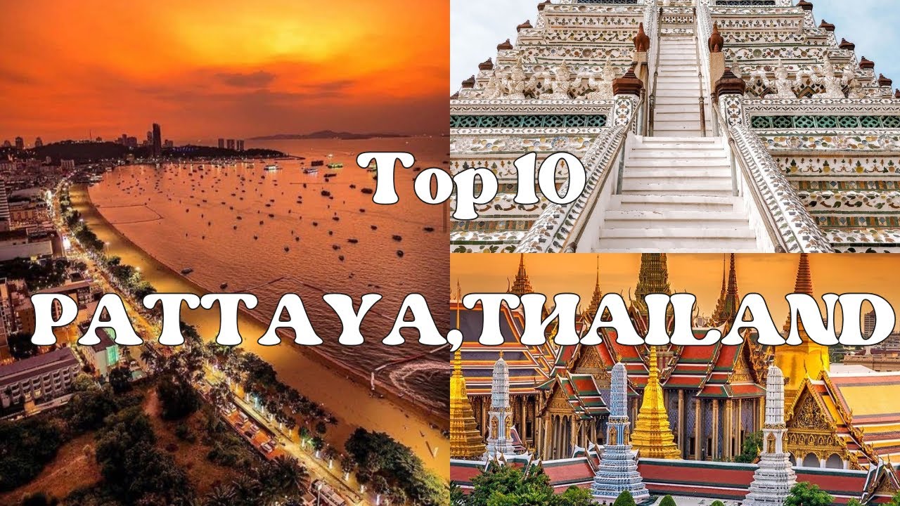 TOP TEN PLACES TO VISIT IN PATTAYA , THAILAND #thailandvlog#travelvlog#pattaya