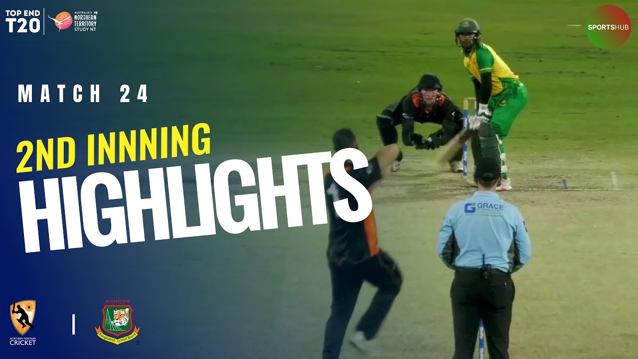 Bangladesh Innings Highlights | NT Strike vs Bangladesh | Match 24 | Top End T20 2026 | ZP1T