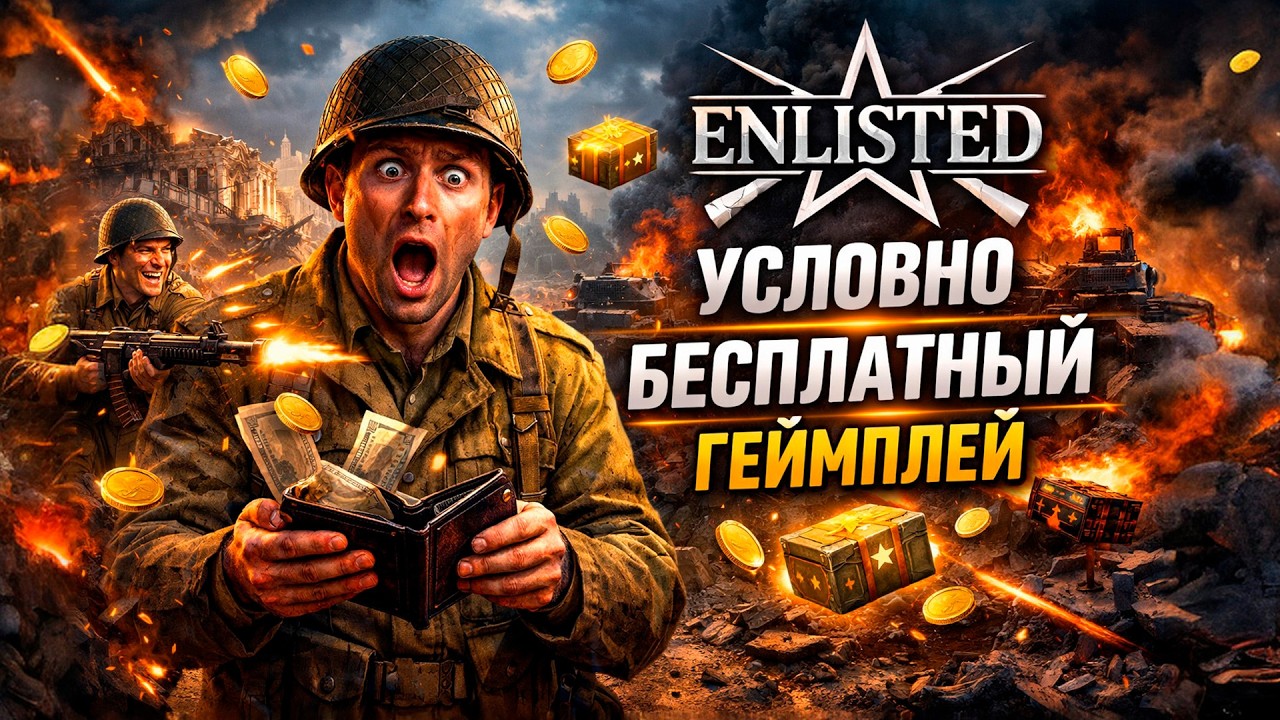 ENLISTED — УСЛОВНО БЕСПЛАТНЫЙ ГЕЙМПЛЕЙ | СТРИМ ПО ENLISTED