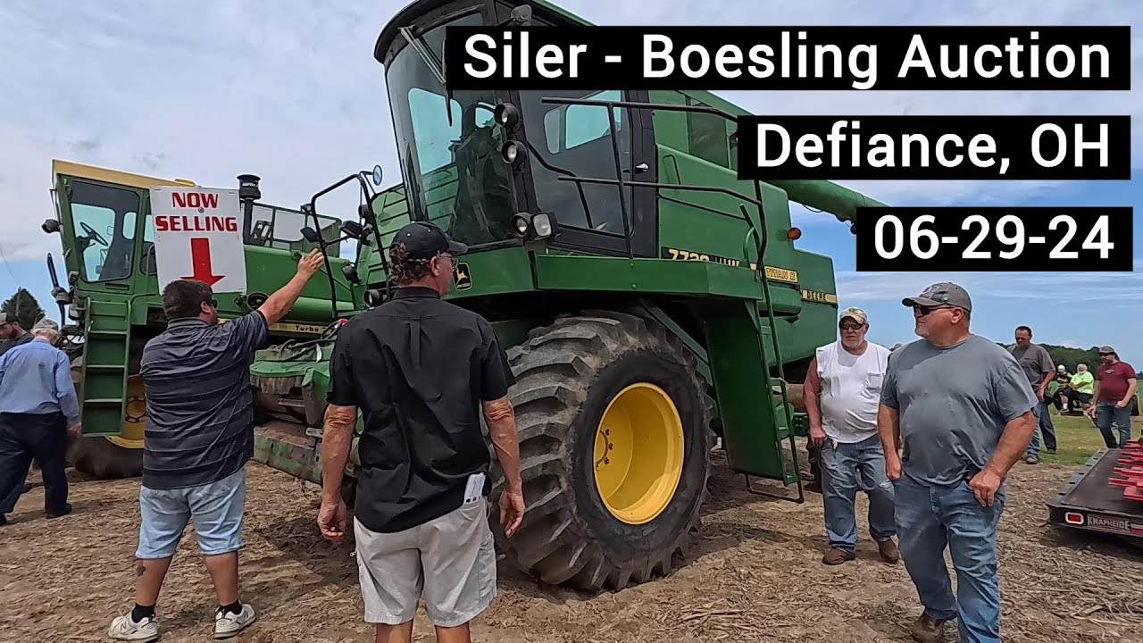 Results - John Deere 7720 Titan 2 & 7700 Combines - Auction Defiance, OH 06-29-24