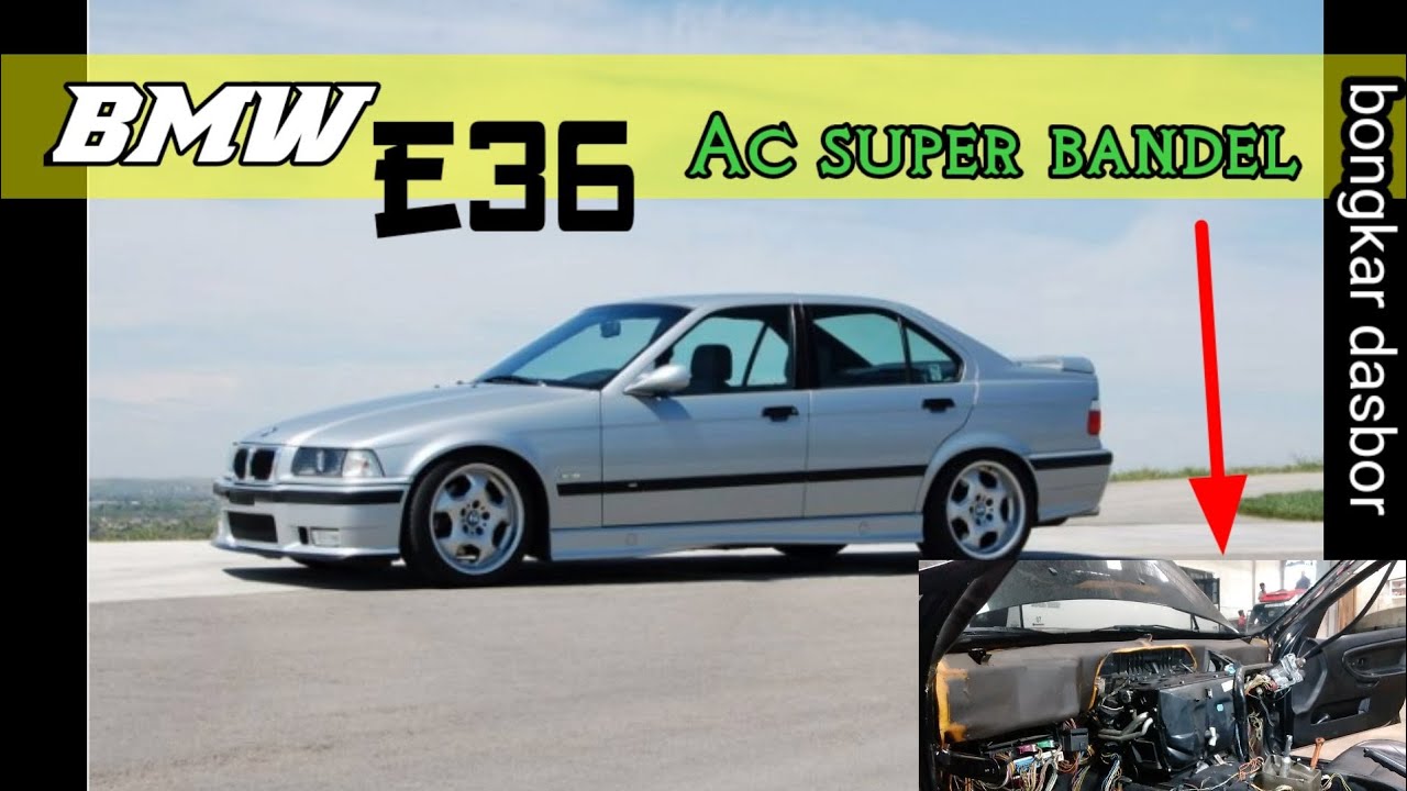 Bongkar dasbor BMW 318i E36