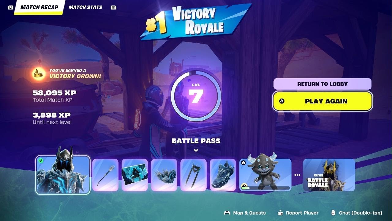 Fortnite Reloads First Victory Royale of Chapter 7 Season 2