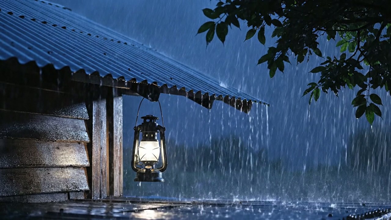 No Ads Rain Sounds for Sleeping – Nighttime Rain ASMR to Help Beat Insomnia