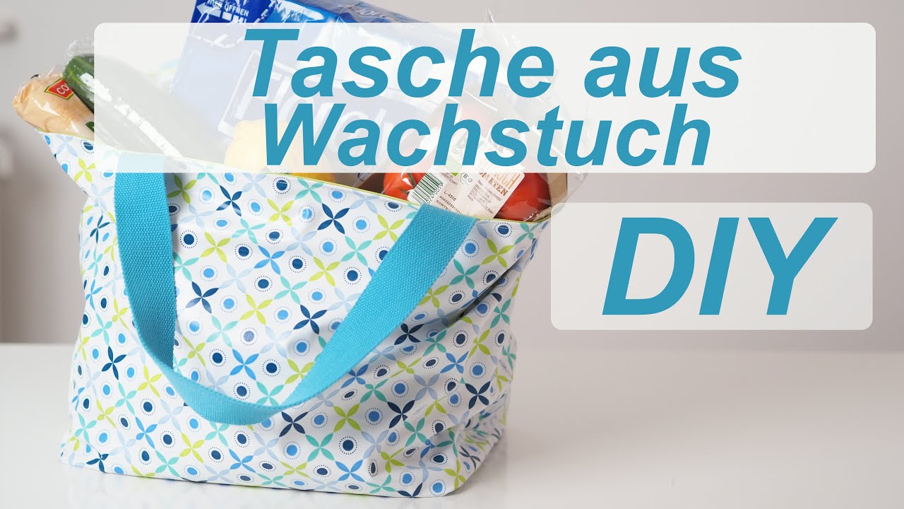 Tasche aus Wachstuch nähen - Annas Adventskalender im November - Türchen 21