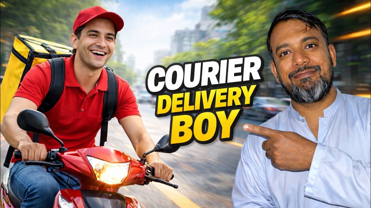 I Earned Rs 3000 in One Day as a Courier Rider in Pakistan 💸