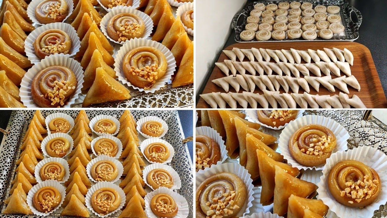 محينشات وبريوات باللوز كيجيو مقرمشين ومعلكين شهوة منهم👍😋#محينشات #بريوات_اللوز