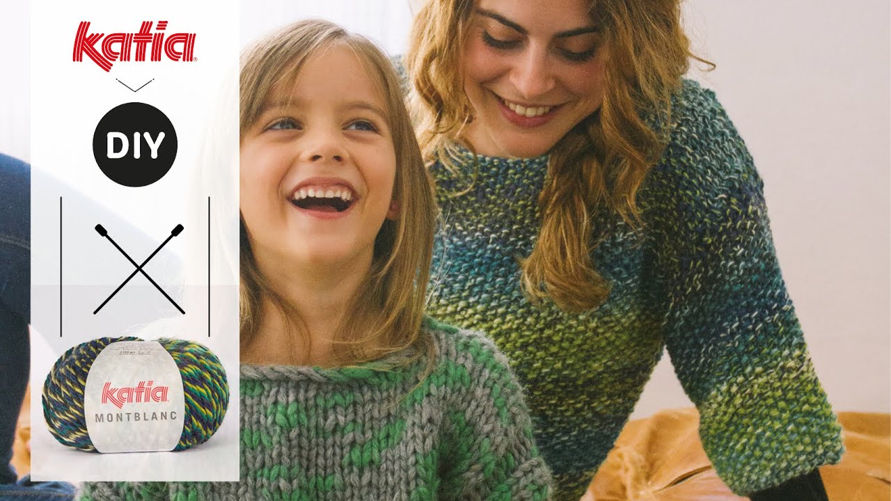 DIY Suéter a Punto Arroz · Moss Stitch Sweater · Pull au Point de Riz | Katia