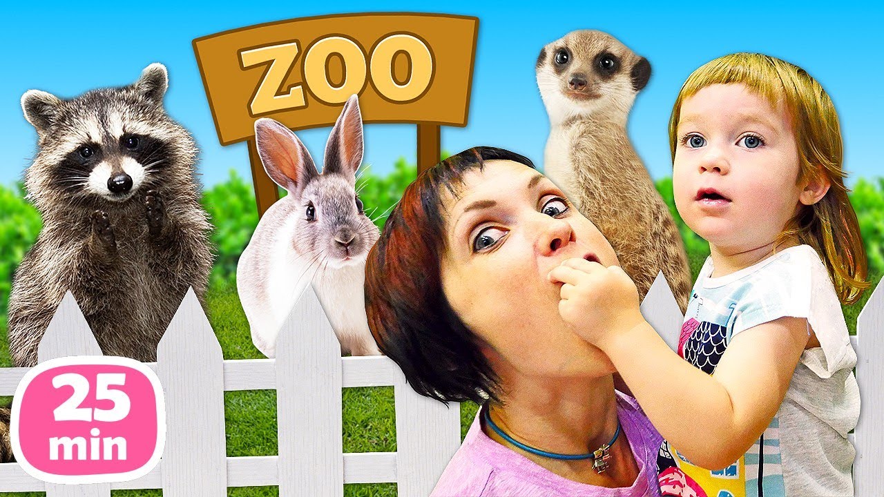 Bianca et les animaux : Vlog de famille pour enfants dans le zoo !
