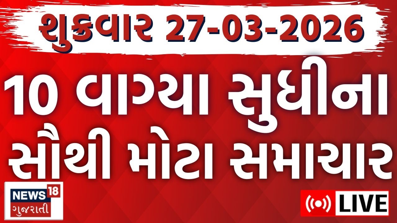 Gujarat Superfast News LIVE | આજના તમામ મહત્વના સમાચાર | Weather | Fatafat News | News18 Gujarati