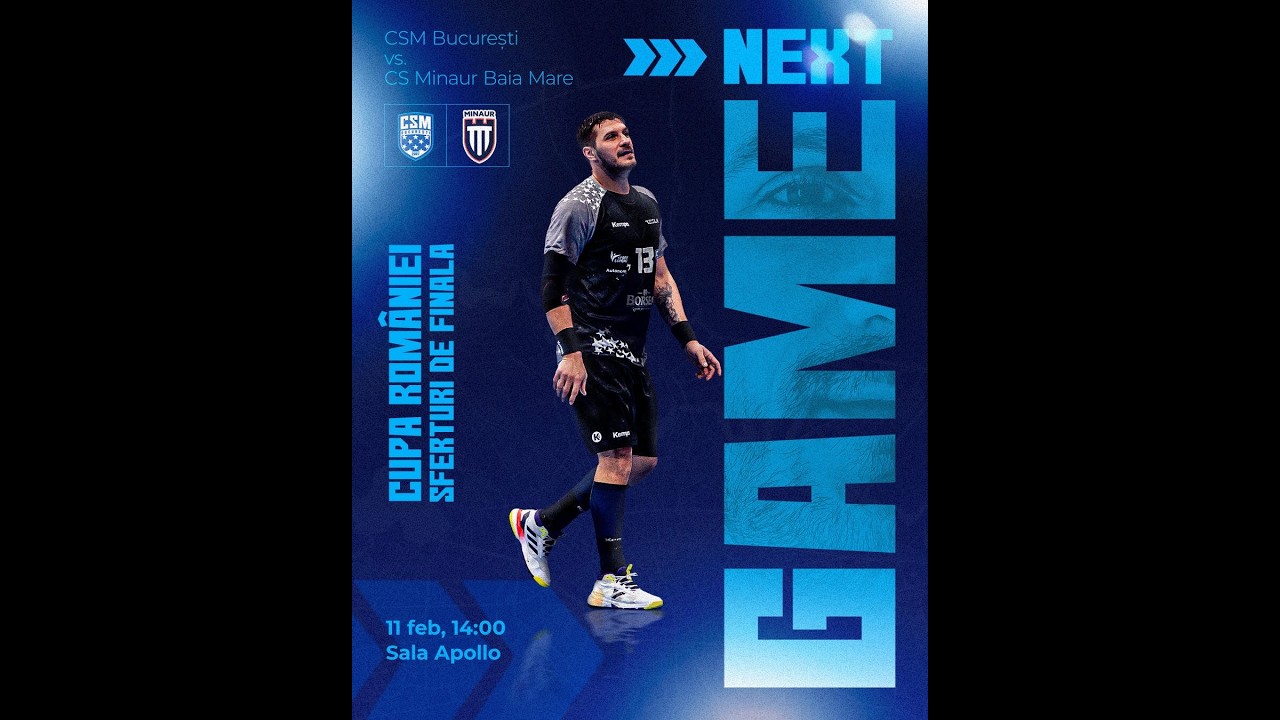 LIVE | 𝐂𝐒𝐌 𝐁𝐮𝐜𝐮𝐫𝐞𝐬𝐭𝐢 🆚️ CS Minaur Baia Mare | Cupa Romaniei Masculin