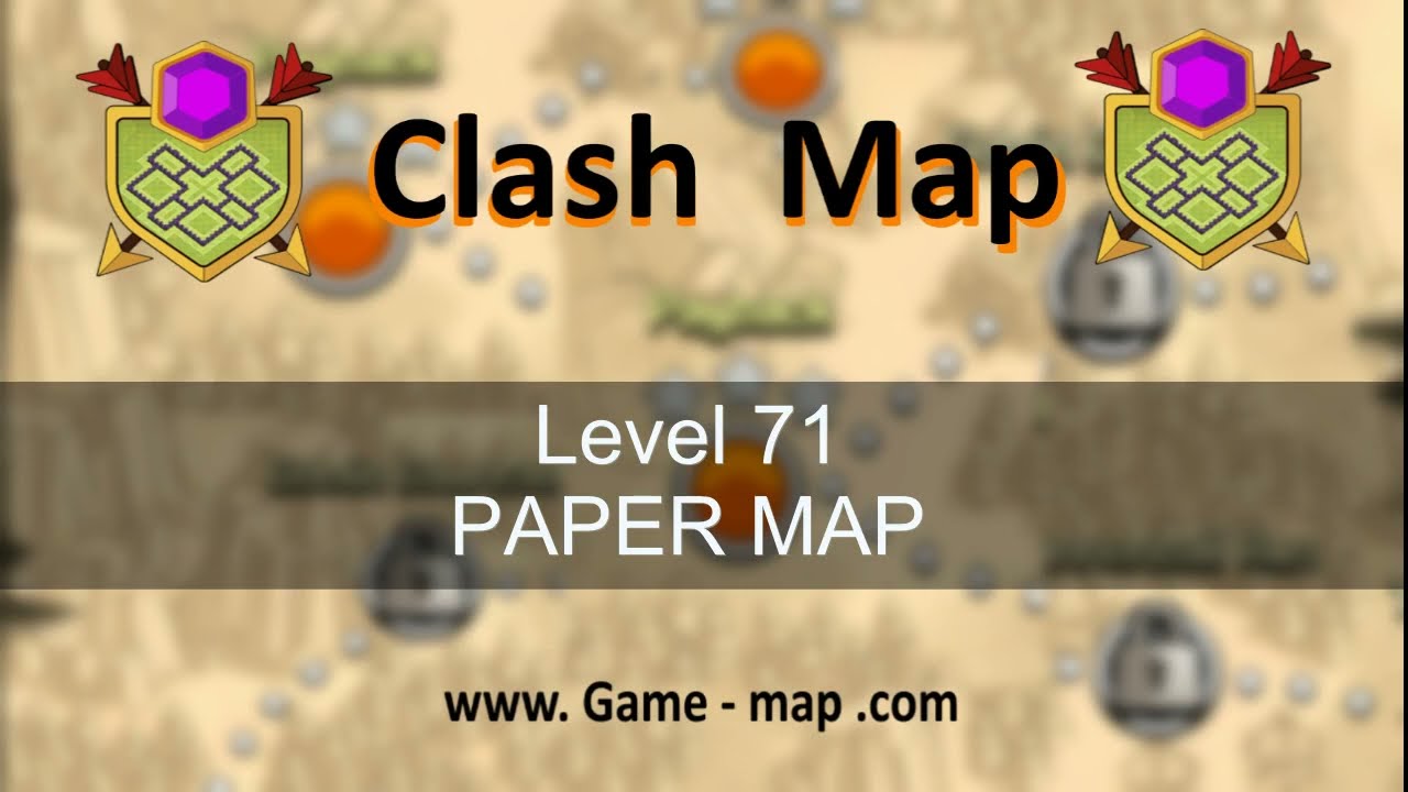 PAPER MAP ☆ Clash of Clans ☆ Single Player ☆ Goblin Maps 3 Star Walkthrough
