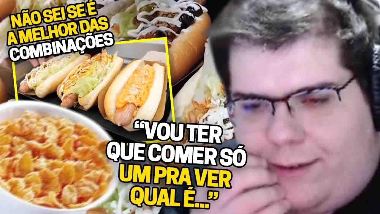 CASIMIRO REAGE: CACHORRO QUENTE COM SUCRILHOS? TAVA TUDO T&Atilde;O BOM... | Cortes do Casimito