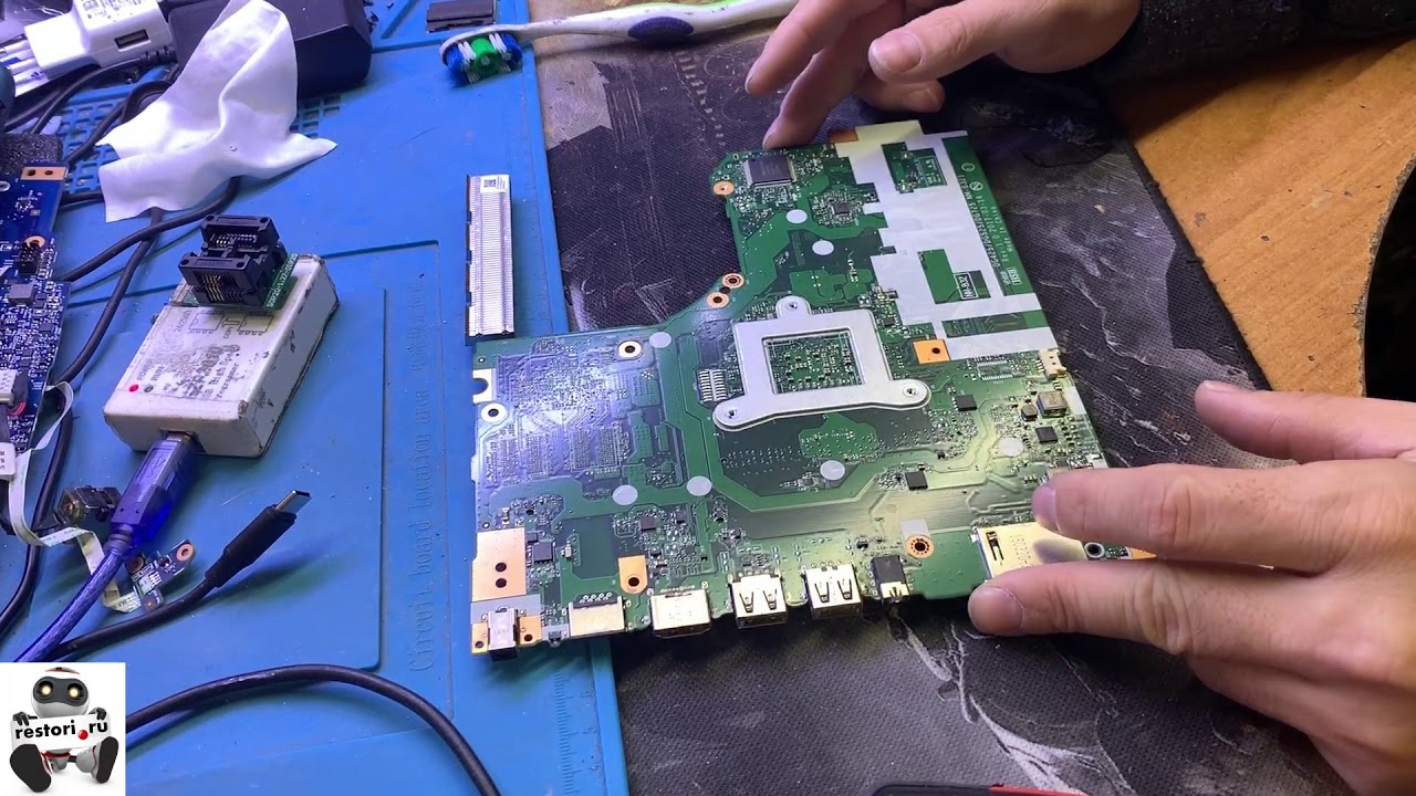 Restori.ru Lenovo 320. Залит. Ремонтируем.