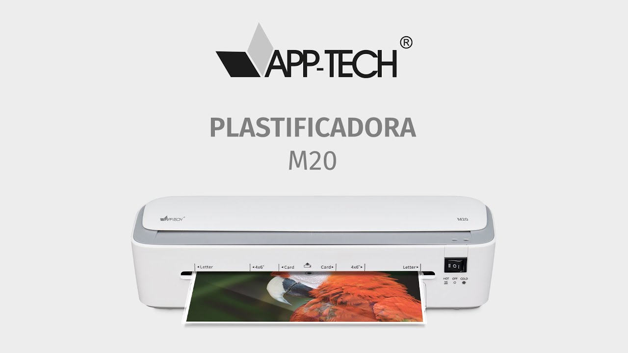 Plastificadora M20 APP-TECH: Praticidade e Qualidade para Lamina&ccedil;&atilde;o A4