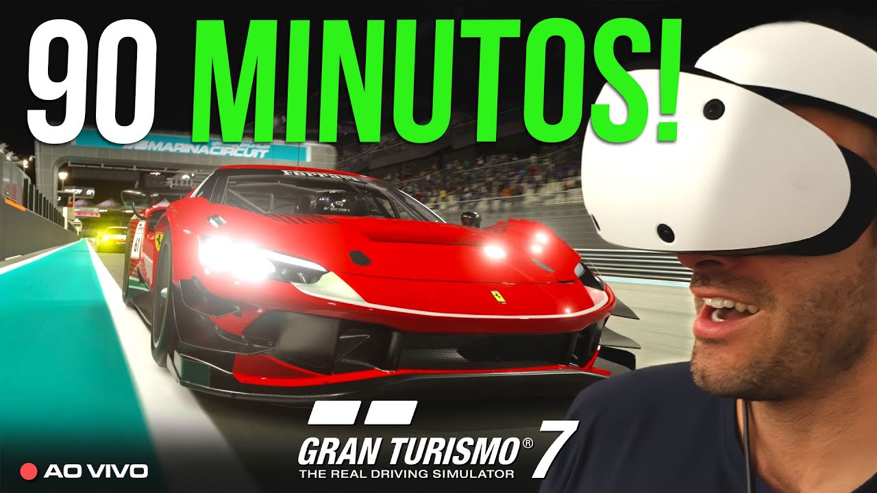 Corrida de Endurance no Gran Turismo 7 - Yas Marina GR.3