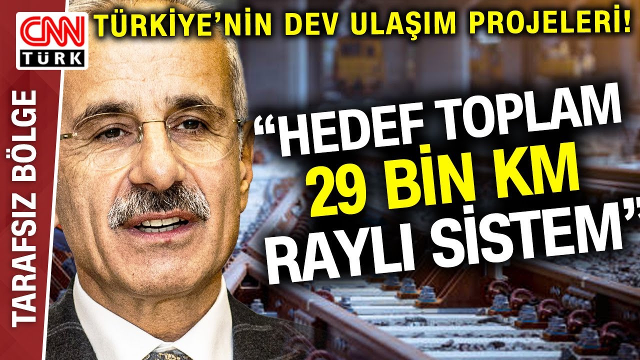 İşte Türkiye'nin Demiryolu Ağı! Bakan Uraloğlu: 