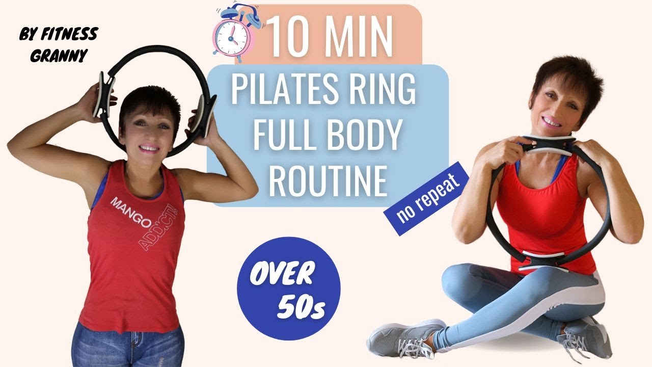 10 MIN PILATES RING WORKOUT – Intermediate full body pilates routine with MAGIC CIRCLE