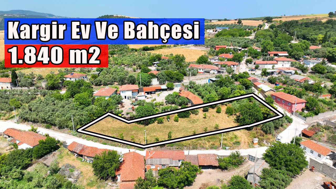 1912- Gebe&ccedil;ınar Mahallesinde Denize Yakın İmarlı 1.840 m2 Kargir Ev Ve Bah&ccedil;esi
