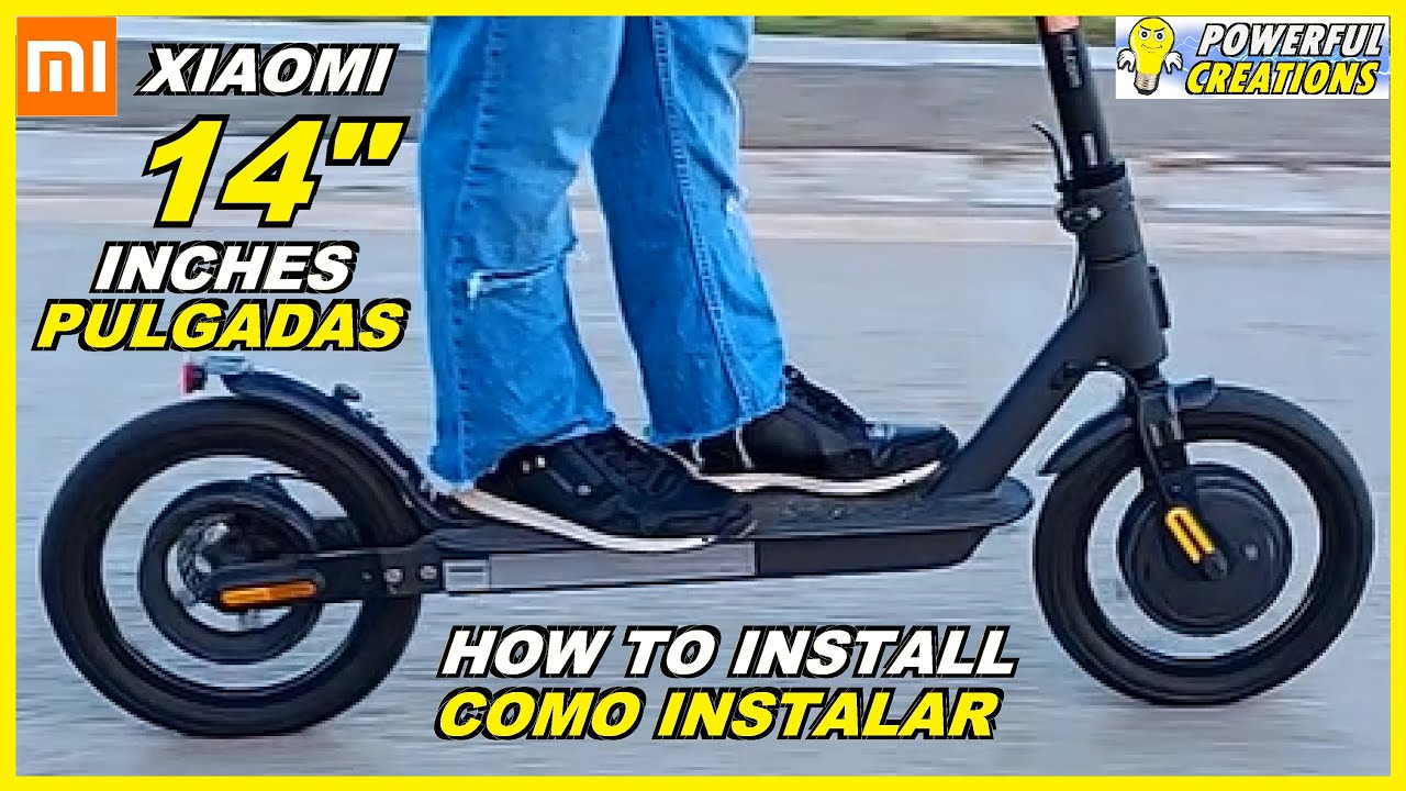 🛴Como INSTALAR Ruedas de 14