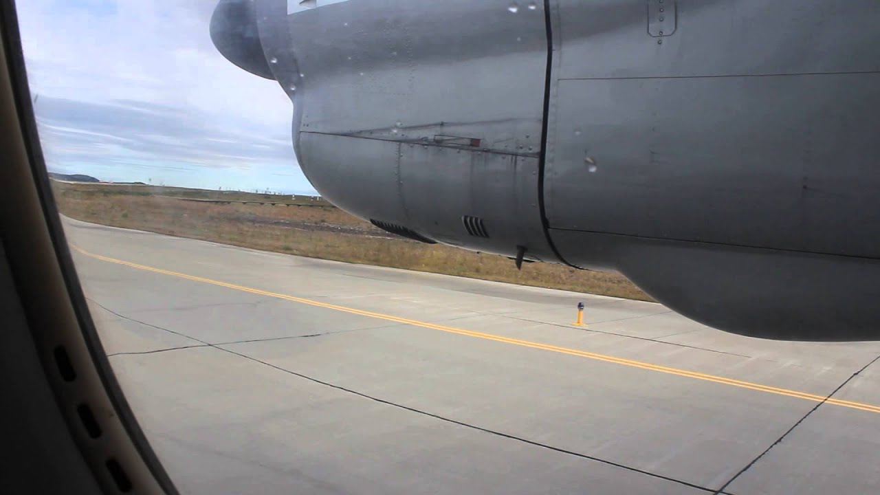 АН-24 Взлет с Анадыря
