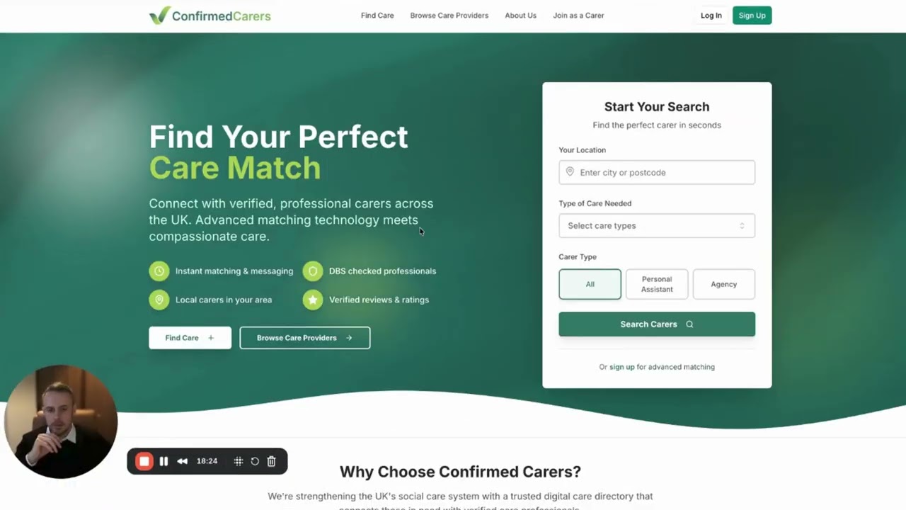 Confirmed Carers | Find Your Perfect Care Match