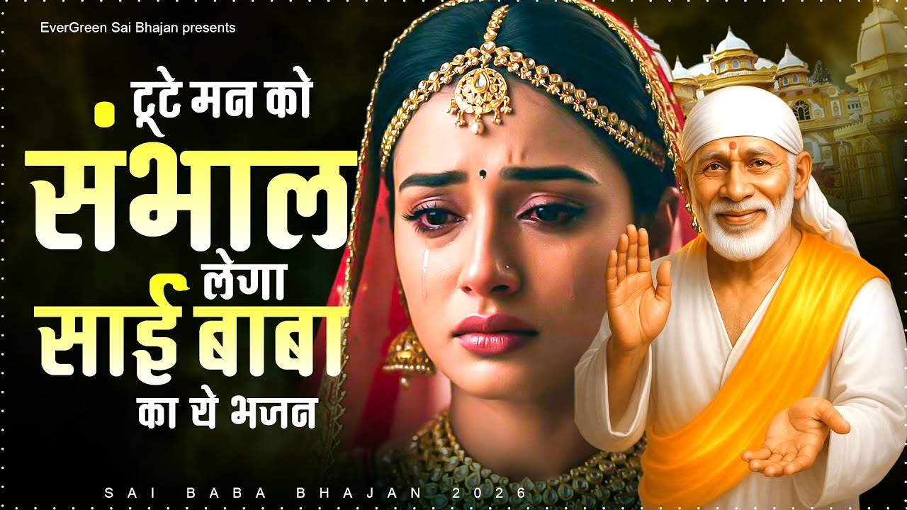 टूटे मन को संभाल लेगा साई बाबा का ये भजन - New Sai Baba Bhajan -2026 Latest Sai Bhajan - Bhakti Song