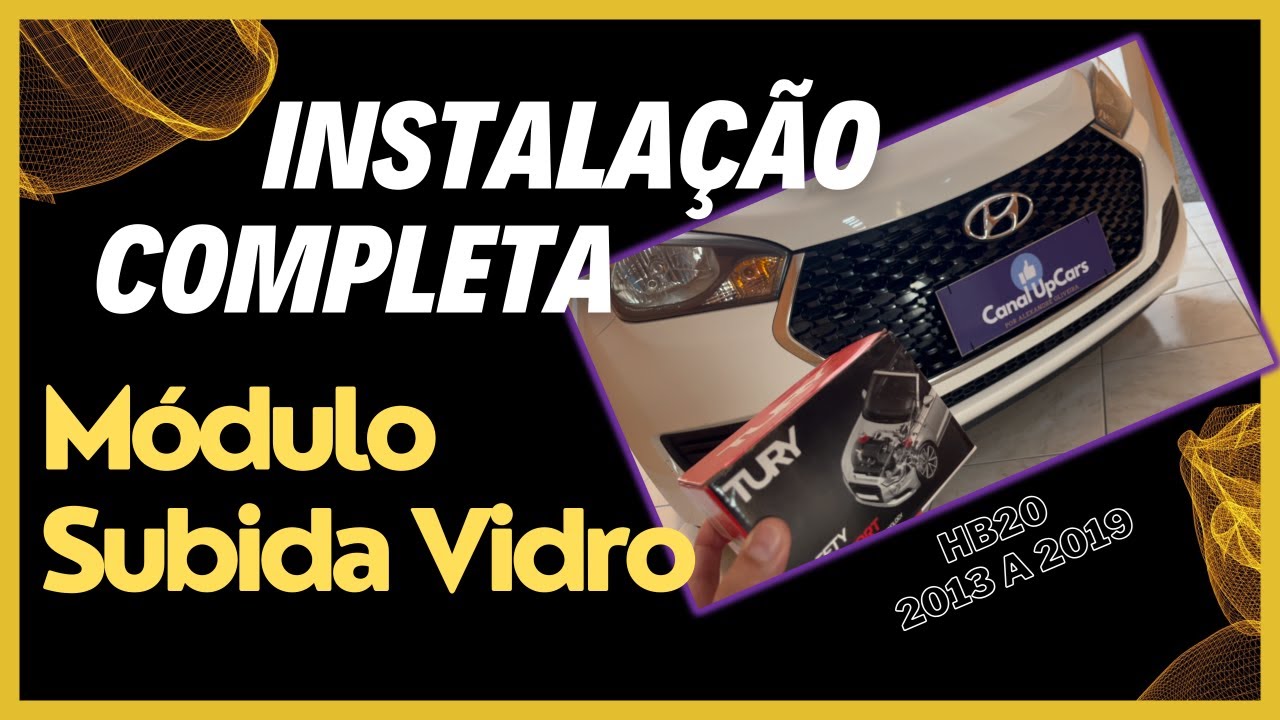 MODULO SUBIDA DE VIDRO TURY HB20