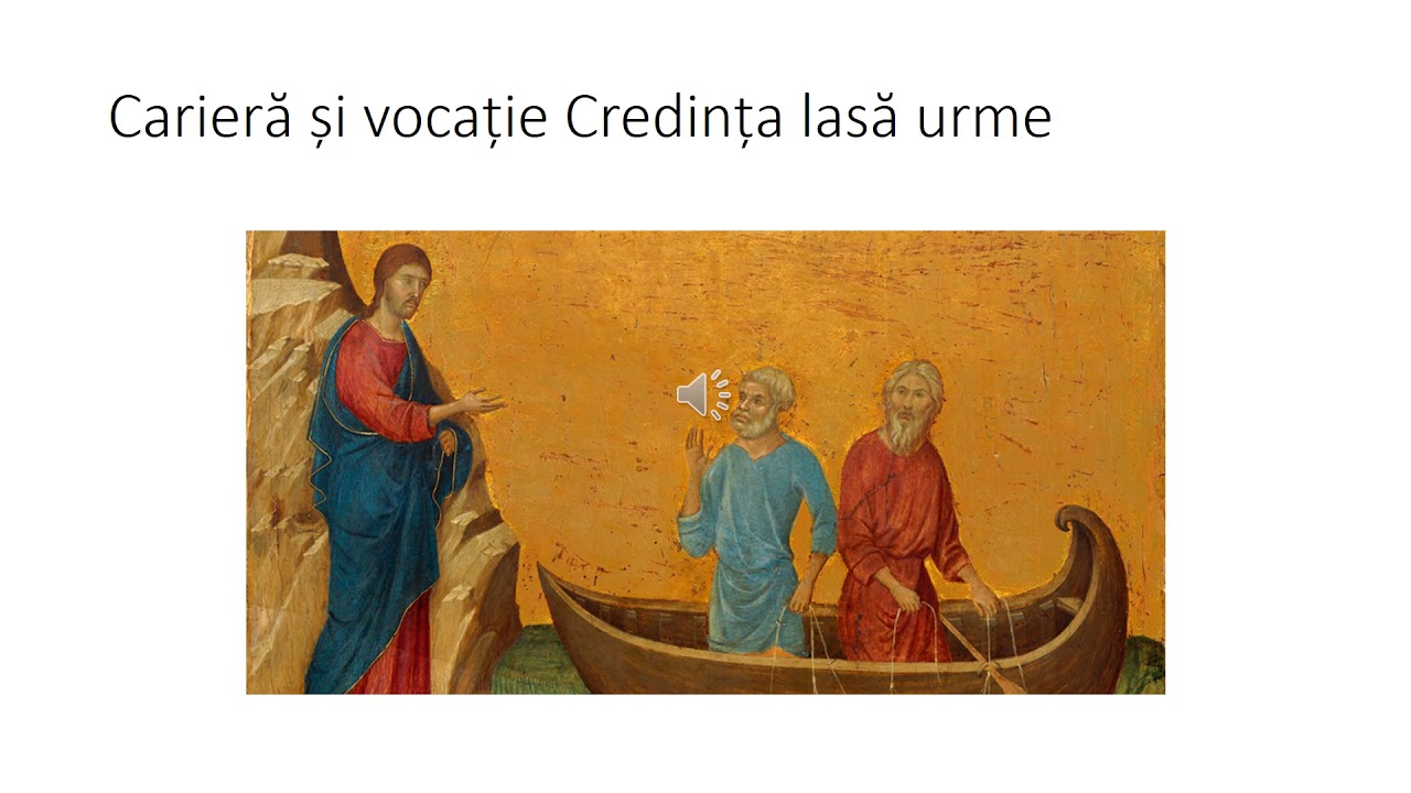 Carieră și vocație Credința lasă urme